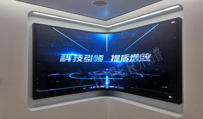 上海P1.5小间距LED曲面屏